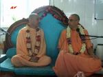 2010 06 27 HH Niranjana Swami & HH Radhanath Swami