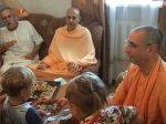 2010 06 29 HH Niranjana Swami & HH Radhanath Swami