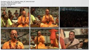 2010 09 11 Evening kirtan ― ISKCON International Archives