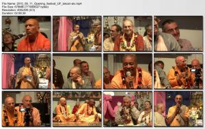 2010 09 11 Opening festival ― ISKCON International Archives